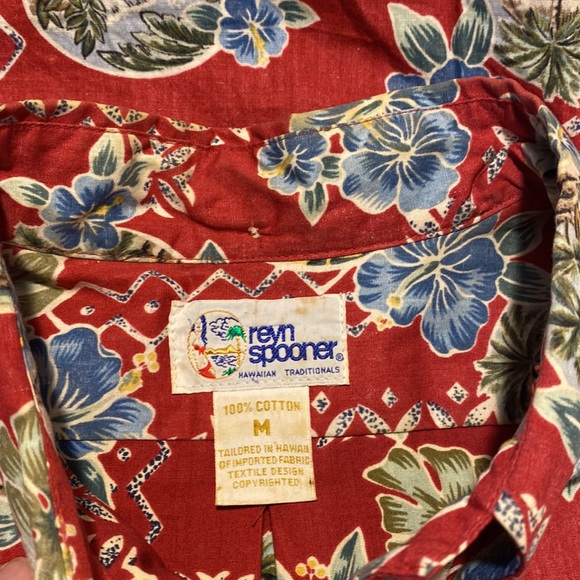Reyn Spooner Pullover Shirt. Size Medium - Picture 3 of 4